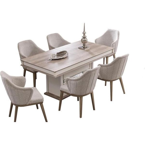 Tavolo Da Pranzo Sedie Set Da Pranzo Zona Pranzo Arredo Sala Da Pranzo Tavolo Posti A Sedere 5 Pz-image