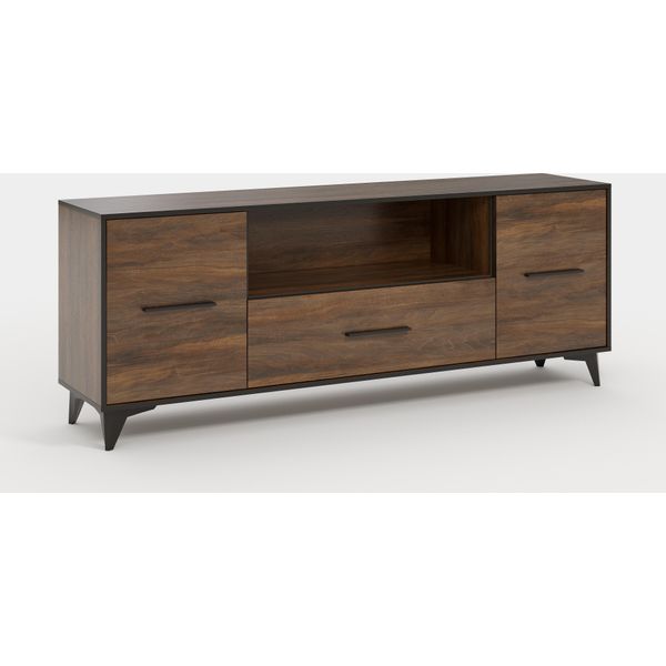 Armadietto Basso Laterale Scaffale Di Lusso Soggiorno Design Rtv Tv Credenza Cassettiera-image