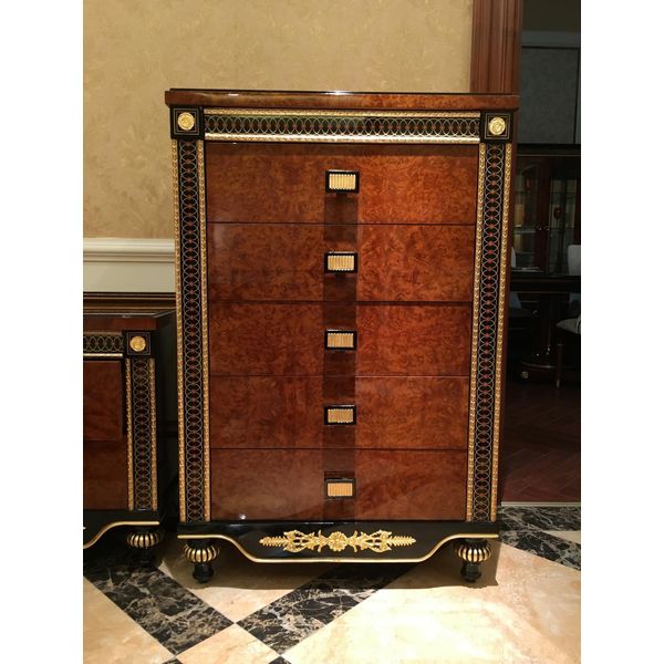 Cassettiera Credenza Cassettiere E69 Credenze 5 Cassetti Mobile Alto Mobile Nuovo-image