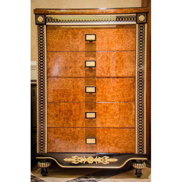 Cassettiera Credenza Cassettiere E61 Credenze 4 Cassetti Mobile Alto Mobile Nuovo-image