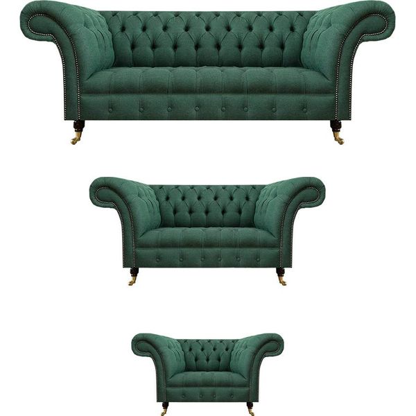 Set Da Salotto Set Di Divani A 3 Pezzi Divani Di Lusso Nuovi Mobili Imbottiti Tessili-image