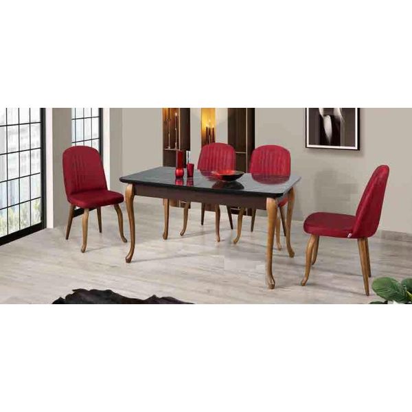 Set Di Tavoli Da Pranzo Set Di Mobili Da Pranzo Set Per Sala Da Pranzo Tavolo Da Pranzo 4 Sedie 5 Pezzi.-image