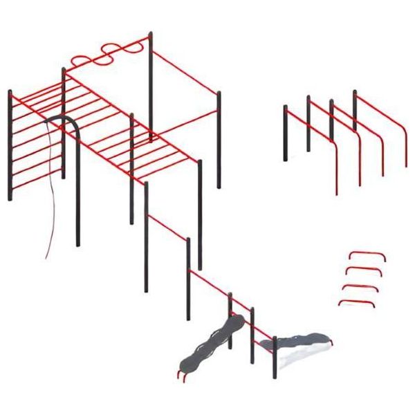 Barre Per Trazioni Attrezzature Sportive Di Stradaattrezzature Per La Palestra Attrezzature Sospese Stazioni Per Il Fitness-image