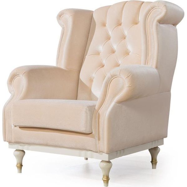 Set Di Divani Beige 3+2+1 Posti Divani Imbottiti Di Lusso Mobili Eleganti-image