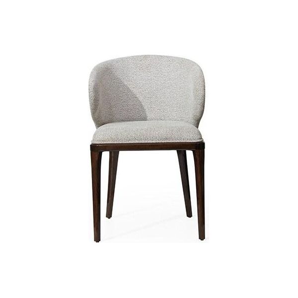 Esclusiva Sedia Da Sala Da Pranzo Grigia Sedie Moderne Sedia Imbottita Di Design-image