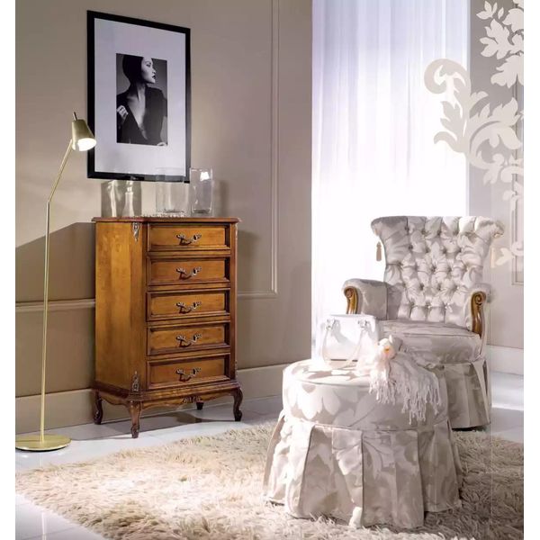 Cassettiera Classica Credenza Di Lusso Mobili In Legno Arredamento Per Il Soggiorno-image