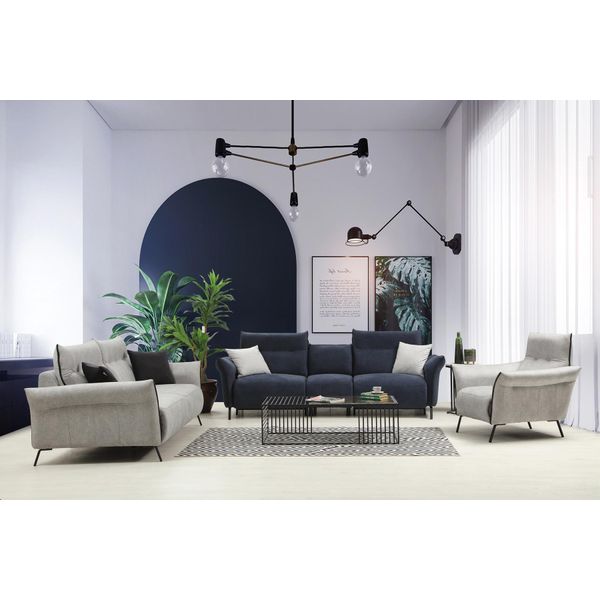 Set Di Divani Da Salotto Set Di Divani Imbottiti Mobili Di Lusso Poltrona Design Moderno Nuovo-image