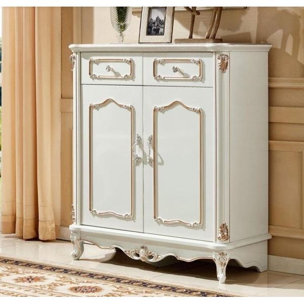 Cassettiera In Legno Credenza Armadio Armadi Bianchi Comò Soggiorno-image