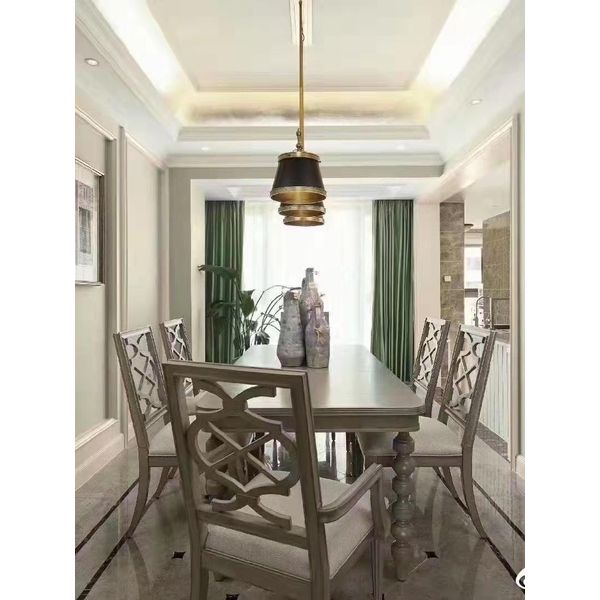 Gruppo Da Pranzo Gruppo Di Sedie Nuovo Tavolo 6 Sedie Di Design 7 Pezzi Tavoli Di Legno Per La Sala Da Pranzo-image