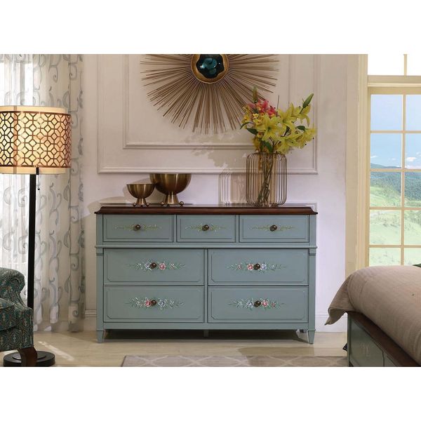 Cassettiera 150Cm Credenza Mobile Credenza Mobile In Legno Cassettiera In Legno Massiccio-image