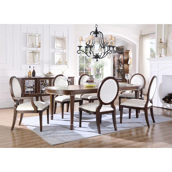 Tavolo 4X Sedie 2X Sedie Credenza 8 Pezzi Sala Da Pranzo Gruppo Set-image