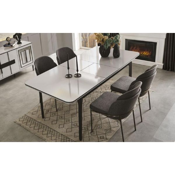 Set Sala Da Pranzo Tavolo Da Pranzo E 4X Sedie Set Da Pranzo Moderno 5 Pezzi Nuovo-image