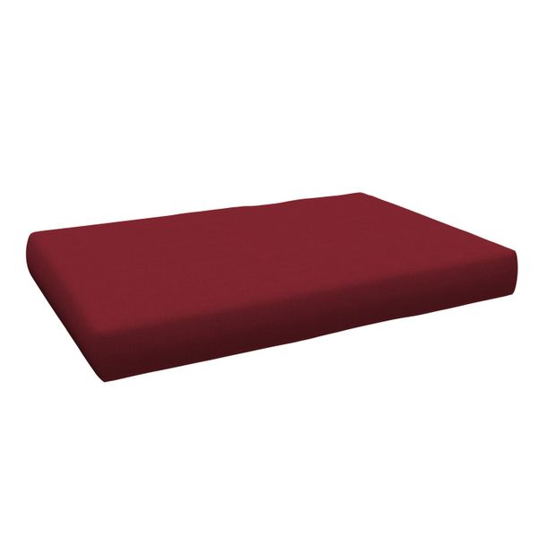 Pokar Cuscini Per Pallet Cuscini Per Pallet Sfoderabili Divano Per Pallet, Dimensioni:Cuscino Di Seduta 120 X 80, Colore:Rosso Scuro-image