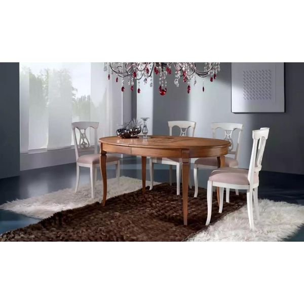 Set Da Pranzo Tavolo Da Pranzo 4 X Sedie Set Da Pranzo Classico Marrone 5 Pezzi.-image