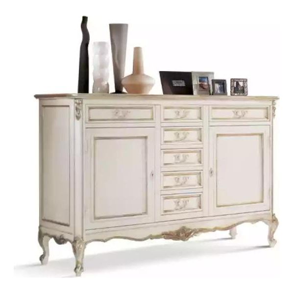 Credenza Di Design Sala Da Pranzo Cassettiera In Legno Arredamento Classico Di Lusso-image