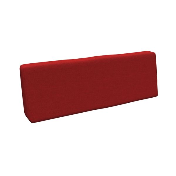 Pokar Cuscini Per Pallet Cuscini Per Pallet Sfoderabili Divano Per Pallet, Dimensioni: Cuscino Per Lo Schienale 120 X 40, Colore: Rosso-image