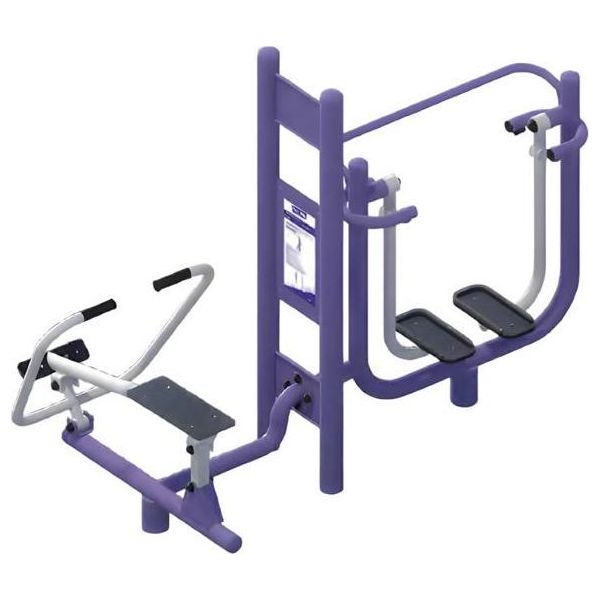 Attrezzature Sportive Da Strada Stepper Barre Per Trazioni Barre Per Dips Stazioni Di Forza Leg Press-image