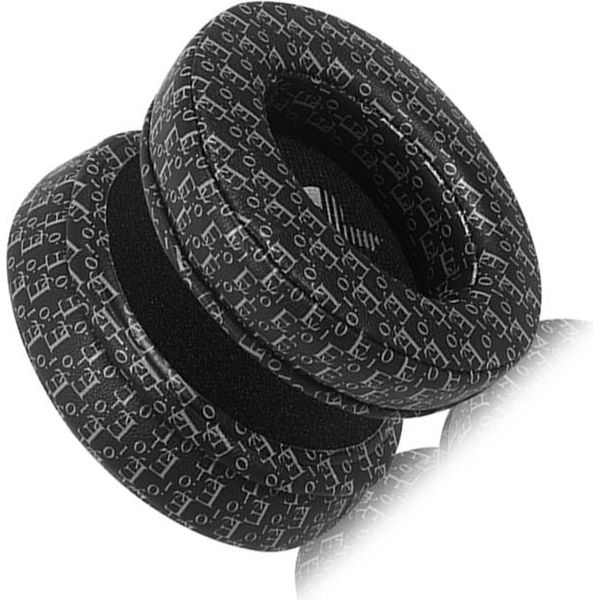 Inf Cuscinetti Auricolari Di Ricambio Per Cuffie Sennheiser Serie Hd Bianco+Nero Pelle Proteica-image