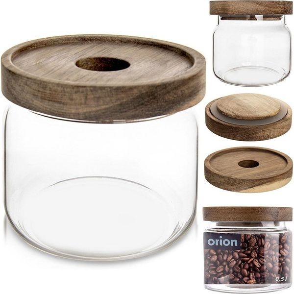 Orion Contenitore Per Alimenti Secchi Barattolo Di Stoccaggio Con Coperchio E Sigillo 500 Ml-image