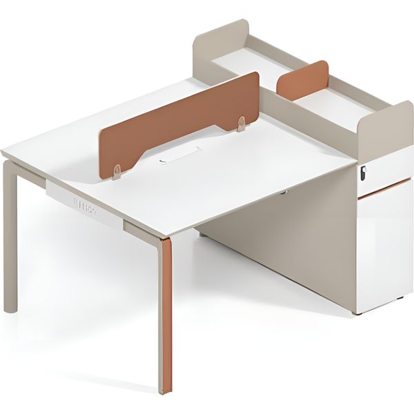 Tavolo Da Lavoro Scrivania Di Design Per 2 Persone Tavoli In Legno Pregiato Tavoli Da Ufficio-image