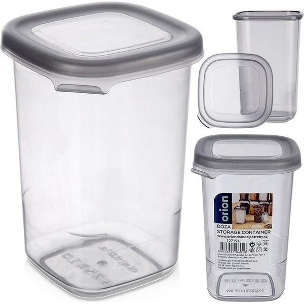 Orion Contenitore Per Alimenti Secchi Barattolo Da Cucina Con Coperchio 450 Ml-image