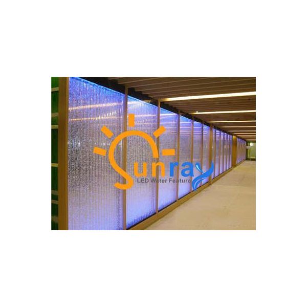 Parete Divisoria Scaffale Armadio Pareti A Colonna Led 60X240 Pareti Ad Acqua Waterwall-image