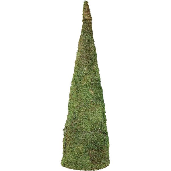 Decorazione Per Albero Di Natale In Muschio Verde Naturale, Decorazione Artificiale Per Feste, Per Interni Ø30Cm H100Cm-image