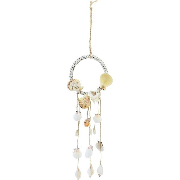 Decorazione A Conchiglia Appesa, Marittima, Ø14,5 Cm, H65 Cm - Decorazione Estiva Per La Casa-image