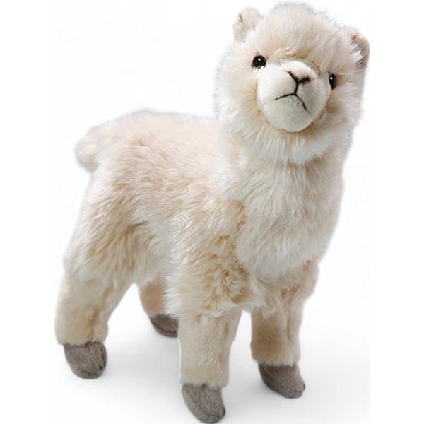 Carl Dick Alpaca Beige Lungo Circa 24 Cm E Alto Circa 24 Cm Peluche, Peluche 3611-image