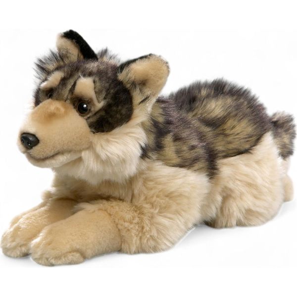 Carl Dick Lupo Sdraiato Di Circa 38 Cm Peluche, Peluche, Peluche 3672-image