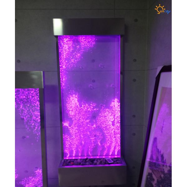 Parete Divisoria Scaffale Armadio Pareti A Colonna Waterwall Led 60X162 Waterwall-image