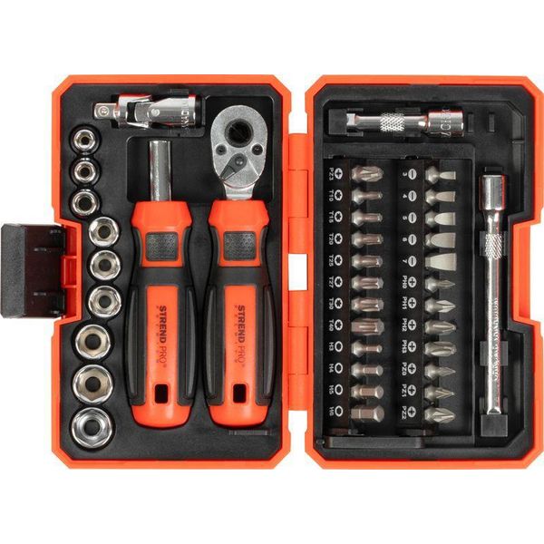 Set Di Cacciaviti Strend Pro Premium, 38 Pezzi, Torx + Piatti + Phillips-image