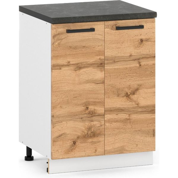 Mobile Da Cucina In Piedi 2 Pezzi 60 Cm Rovere Wotan-image