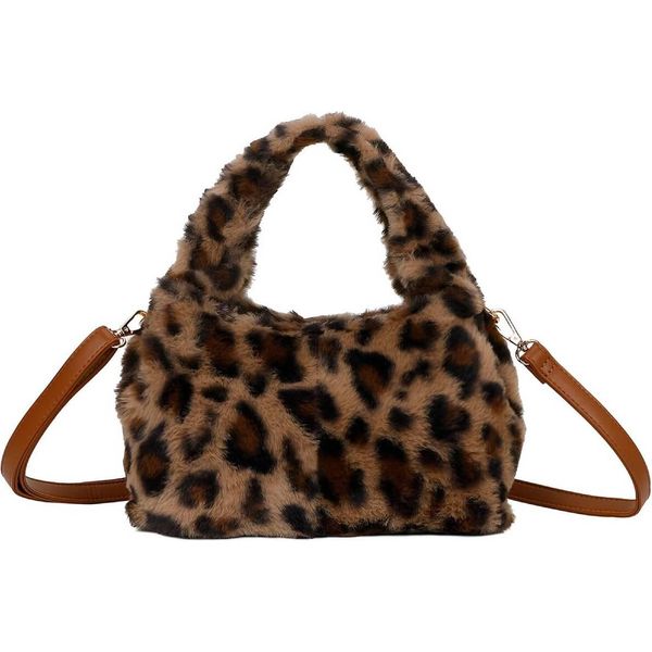 Gallantry, Borsa Da Donna Con Tracolla Staccabile In Pelliccia, Cammello-image
