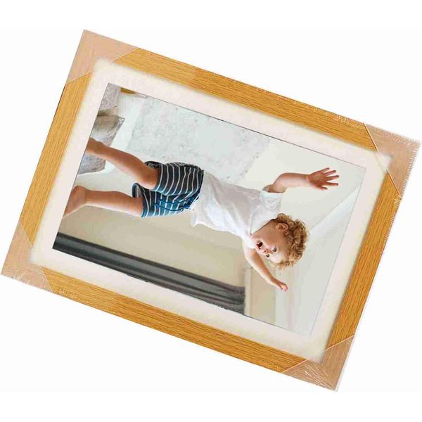 Cornice Per Foto In Legno, Tavolo, Pittura A Olio, Scatola Di Immagazzinamento, Cornice Artistica Per Bambini, Flip Per Bambini Fai Da Te-image