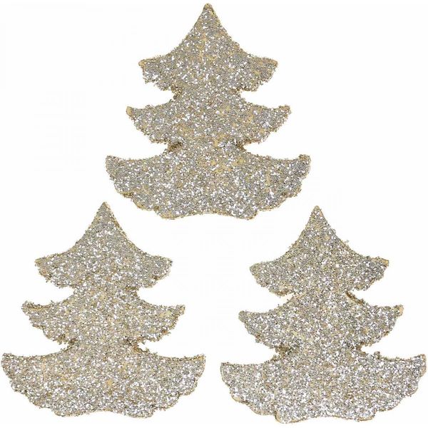 Decorazione A Spargimento Abete Di Natale Glitter Oro 4Cm 72 Pezzi Decorazione Da Tavola Decorazione Di Natale-image