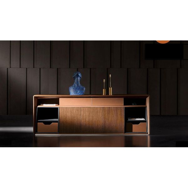 Cassettiera Credenza Cassettiera Credenza Alta Mobile Ufficio Ufficio Design Credenza Legno Nuova-image