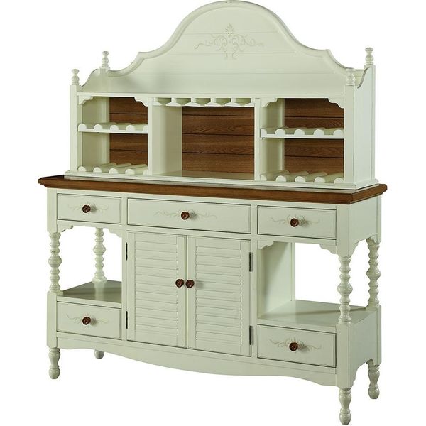 Credenza Classica In Legno Stile Casa Di Campagna Mobile Cassettiera Credenze Armadietti-image