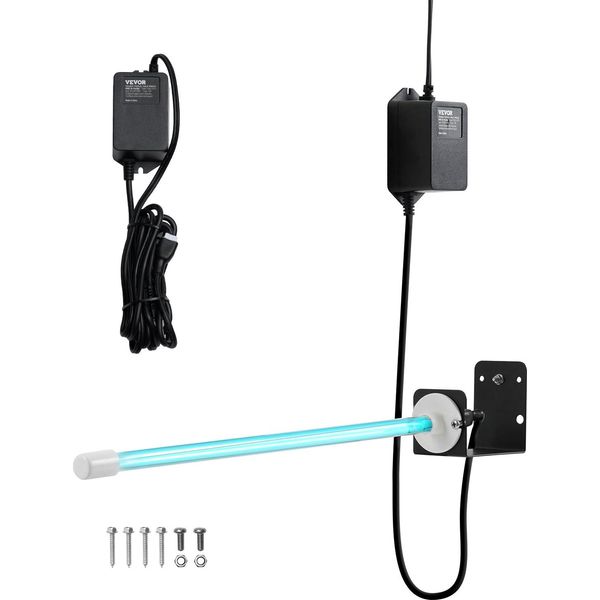 Purificatore D'aria Hvac Vevor, 25 W, 254 Nm, Purificatore A Bobina A Luce UV-UVC Con Magnete Per Condotto Ac (Aria Condizionata), Purificatore D'aria, Lampada HVAC-UV, Aria Condizionata, Purificatore D'aria-image