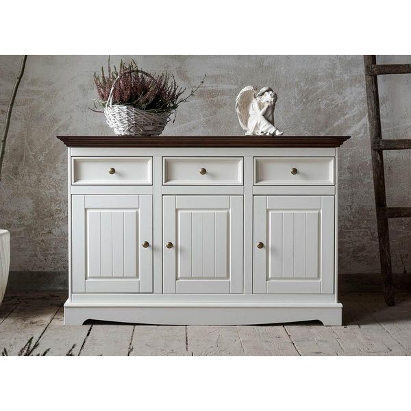 Credenza Cassettiera Scaffale Credenza In Legno Credenza Casa Di Campagna Cassettiera Credenza-image