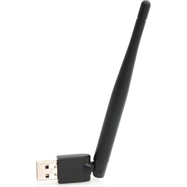 Chiavetta Usb Wlan Per Digi Quest Q60 / Q80 / Q90 - Mini Adattatore Con Antenna +2Db, 150 Mbit/S - Plug & Play, Usb 2.0/3.0-image