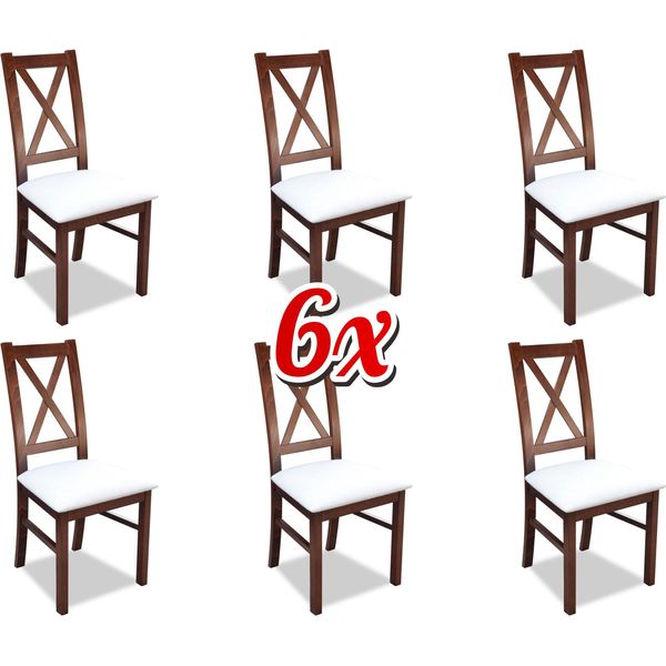 Set Di Poltrone 6X Poltrone Sedie Sedia Imbottitura Design Lounge Club Seat Poltrona-image