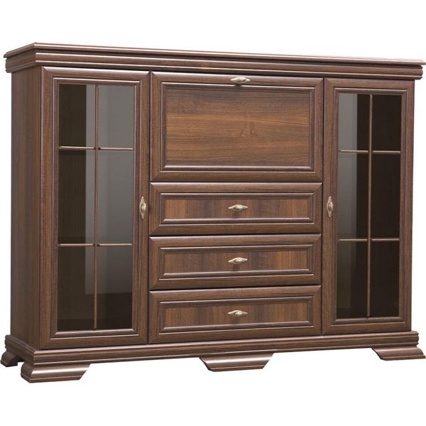 Cassettiera In Vetro Con Minibar Gregoria - Samoa King-image