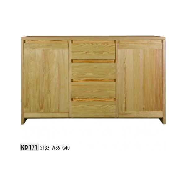 Credenza Cassettiera Solida Cassettiere Per Mobili Credenza In Vero Legno Nuova Credenza Mobile-image