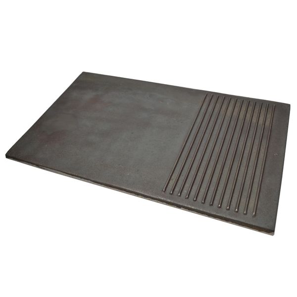 Piastra Per Grigliare In Ghisa Piastra Per Grigliare In Ghisa Liscia A Coste 50 X 30 (49,5X30Cm)-image