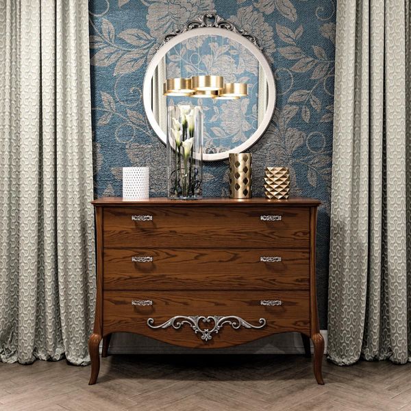Cassettiera Mobile Credenza Mobili Italiani Cassettiere In Vero Legno Credenze Nuove-image