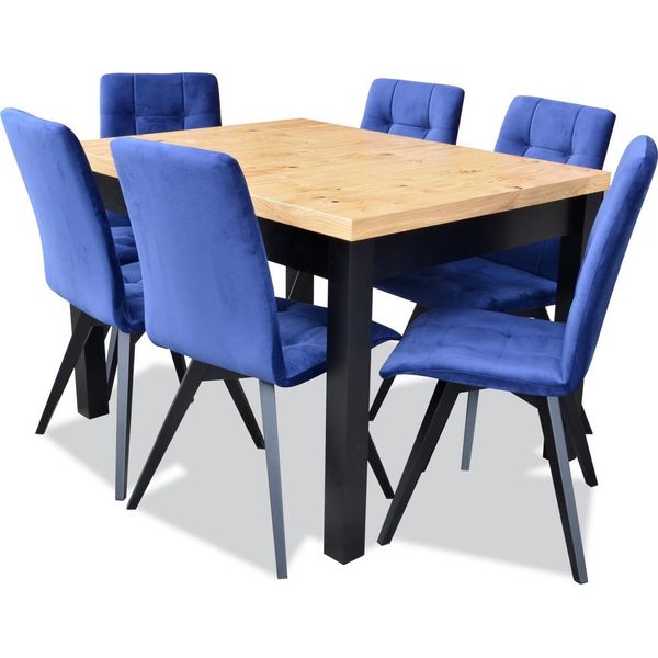 Tavolo Da Pranzo 6X Sedie Set Sala Da Pranzo Gruppo Da Pranzo Classico Tavolo 7Pcs Set Sedia Nuovo-image