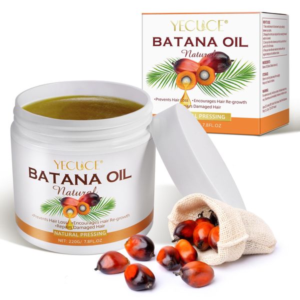 Olio Di Batana Per La Crescita Dei Capelli Cura Dei Capelli Viso Pelle Unghie Vegan, 1X 220G-image