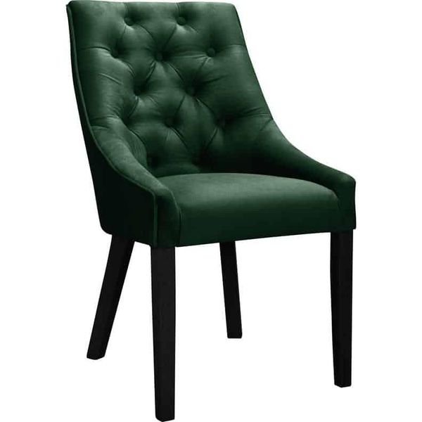 Poltrona Sedia 1X Sala Da Pranzo Televisione Lounge Tessile Seduta Chesterfield Sedia Imbottita-image
