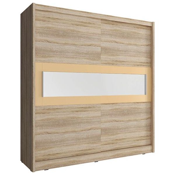 Armadio Di Design Armadi Scorrevoli Ante Scorrevoli In Legno Armadio 180 Cm-image